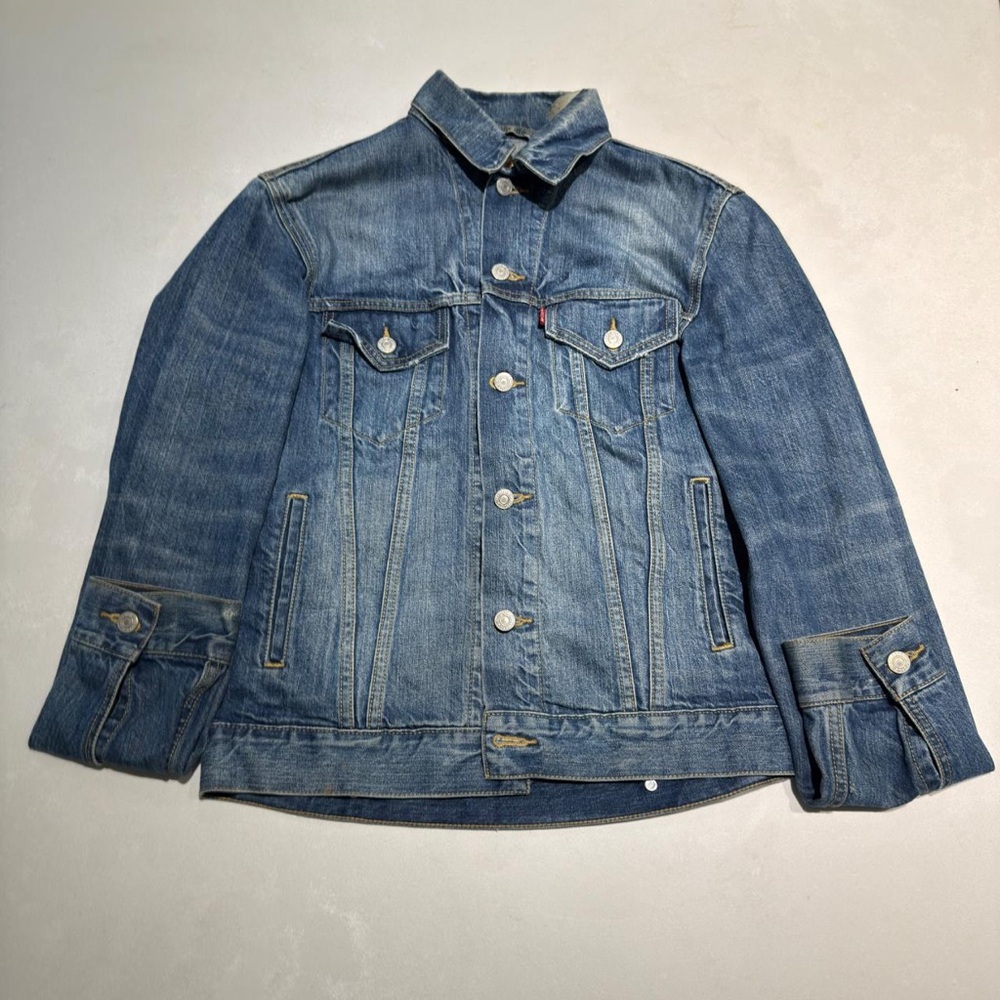 Levi's Blue Ex Boyfriend Trucker Denim Jacket
